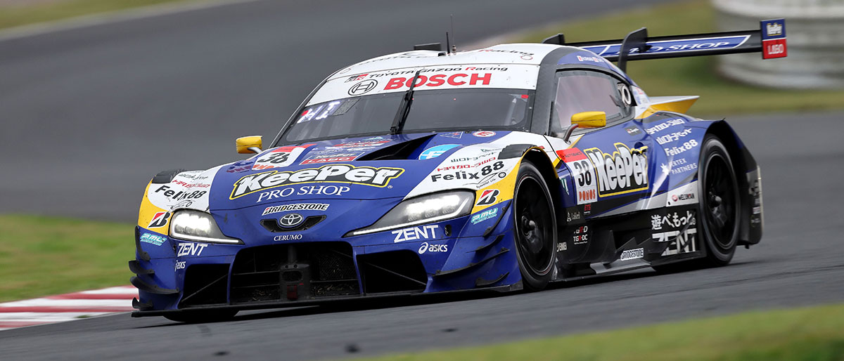 最後尾から追い上げ4位フィニッシュを果たした石浦宏明／大湯都史樹組 KeePer CERUMO GR Supra 38号車
