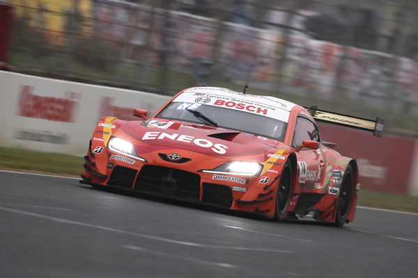 TGR勢最上位の3番手グリッドを獲得したENEOS X PRIME GR Supra 14号車（大嶋和也／福住仁嶺）