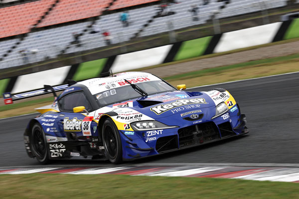 4番手グリッドを獲得したKeePer CERUMO GR Supra 38号車（石浦宏明／大湯都史樹）