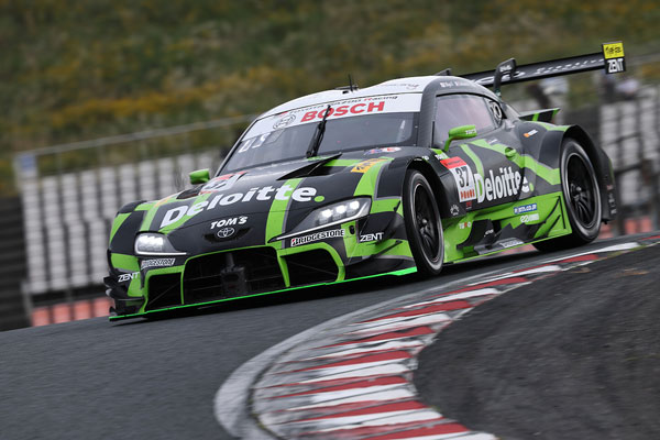 6番手グリッドを獲得したDeloitte TOM'S GR Supra 37号車（笹原右京／ジュリアーノ・アレジ）