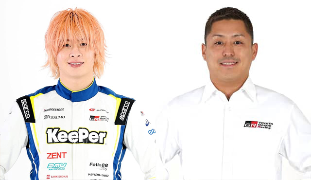 ドライバートークショーに参加する大湯 都史樹選手／サッシャ・フェネストラズ選手