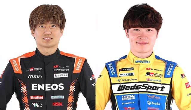ドライバートークショーに参加する大嶋 和也選手／阪口 晴南選手