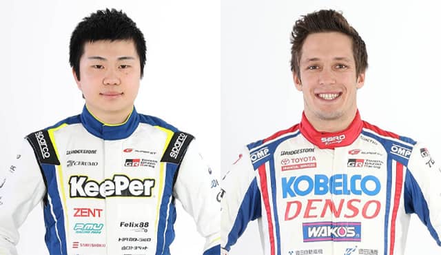 ドライバートークショーに参加する小林 利徠斗選手／サッシャ・フェネストラズ選手