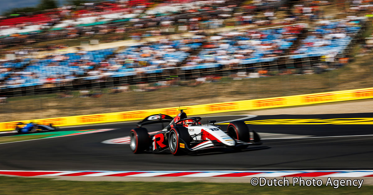 ハンガロリンクで開催された2025年FIA-F2の第10戦に挑んだART Grand Prixの宮田莉朋