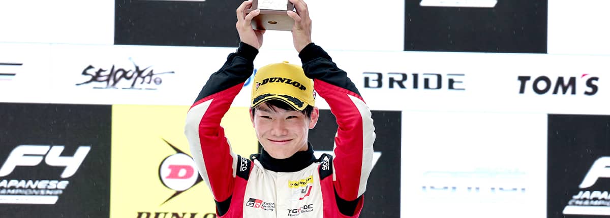 TGR-DC RS支援ドライバーの16歳佐野が3位表彰台獲得