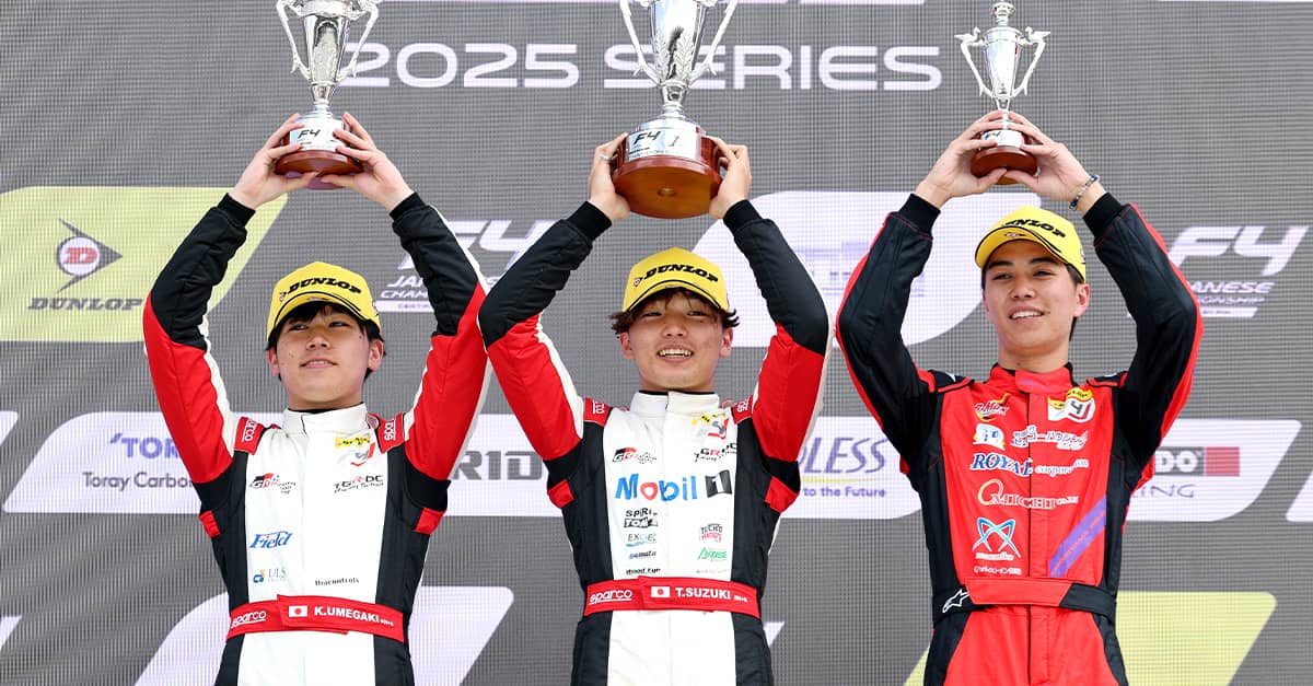 第1戦でTGR-DC RS支援の鈴木斗輝哉が初勝利。梅垣清が2位フィニッシュ
