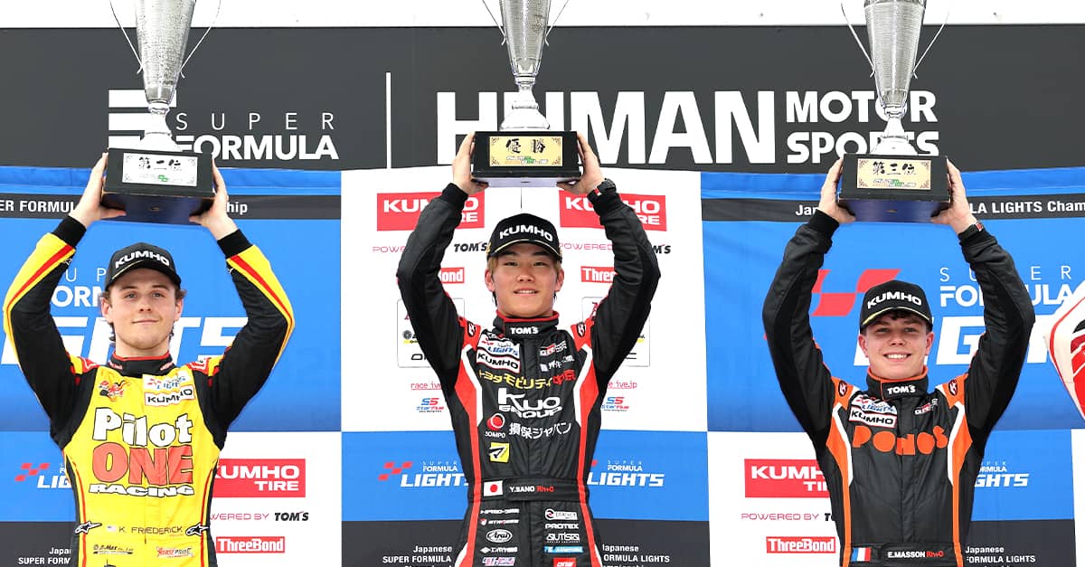 TGR-DCドライバーの佐野雄城がデビューから開幕4連勝