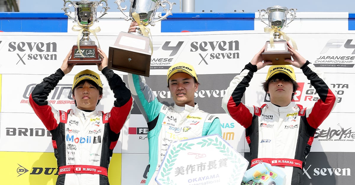 TGR-DC RSの武藤雅奈が両レース2位表彰台でランキング首位浮上、第3戦では酒井涼が3位で初表彰台