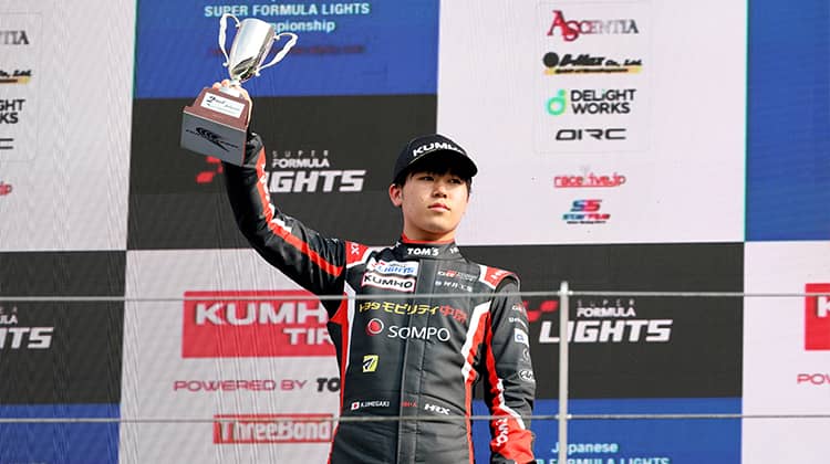 TGR-DCドライバーの梅垣がデビュー戦で3戦連続表彰台獲得