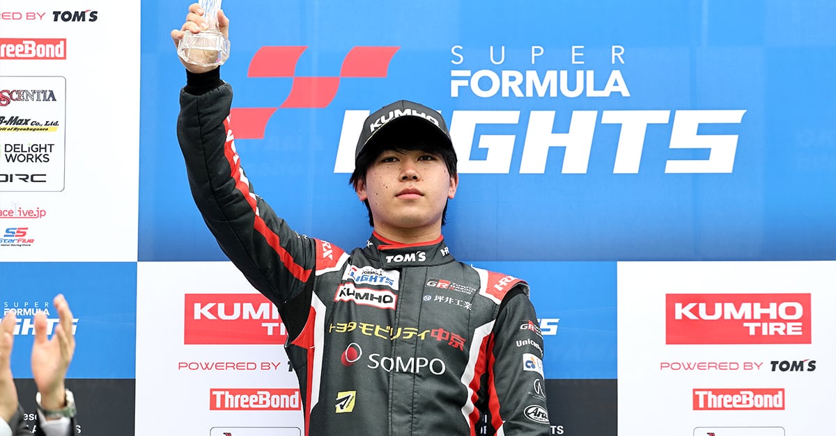 TGR-DCドライバーの梅垣が3戦全てで表彰台フィニッシュ