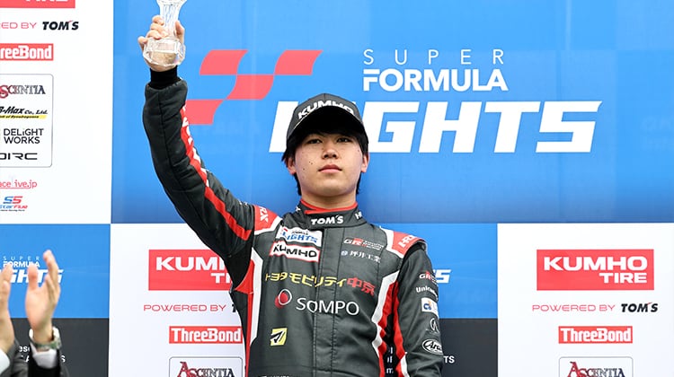 TGR-DCドライバーの梅垣が3戦全てで表彰台フィニッシュ