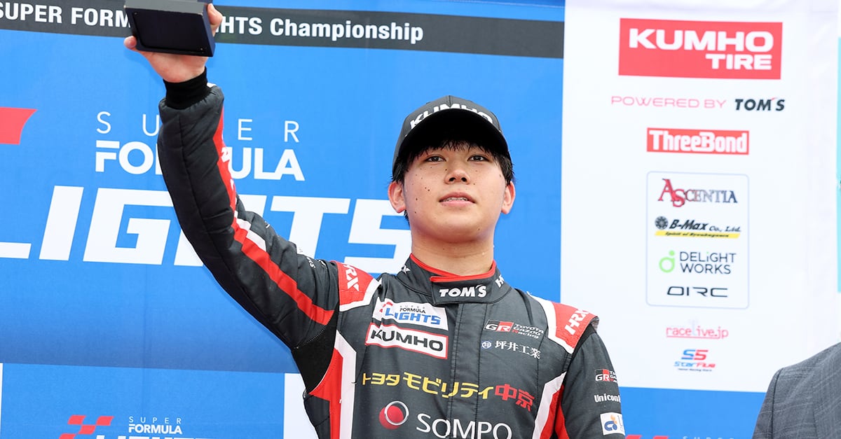 TGR-DCドライバーの梅垣清が第17戦で3位表彰台 梅垣と鈴木斗輝哉は今シーズン3勝を挙げてランキング3、4位
