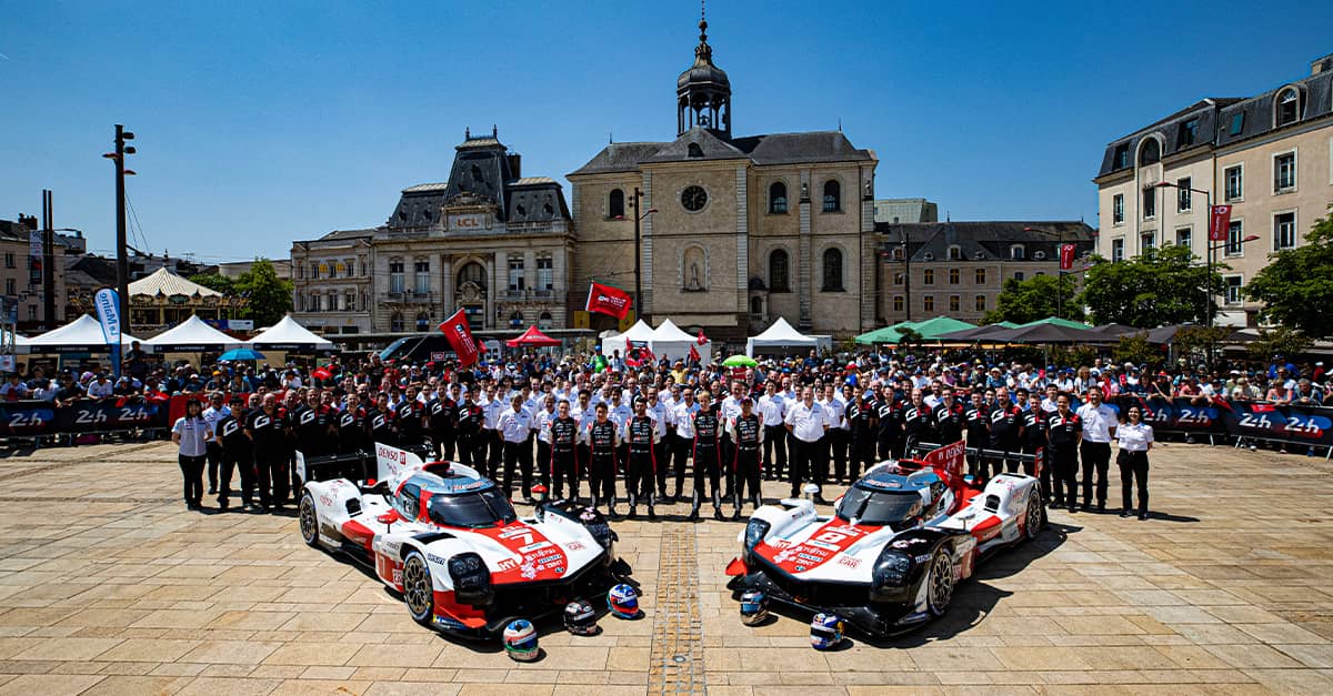 WEC2023年シーズン第4戦ル・マン24時間 公開車検 TOYOTA GAZOO Racing、 100周年記念大会の公開車検にGR010 HYBRIDとTGRドライバーが登場