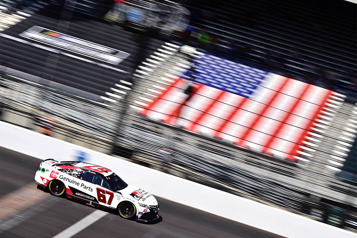 昨年8月に参戦した可夢偉が駆るNASCAR(インディアナポリス)