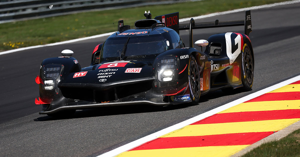 WEC第3戦スパ・フランコルシャン6時間レースにて4位フィニッシュを果たしたGR010 HYBRID 8号車