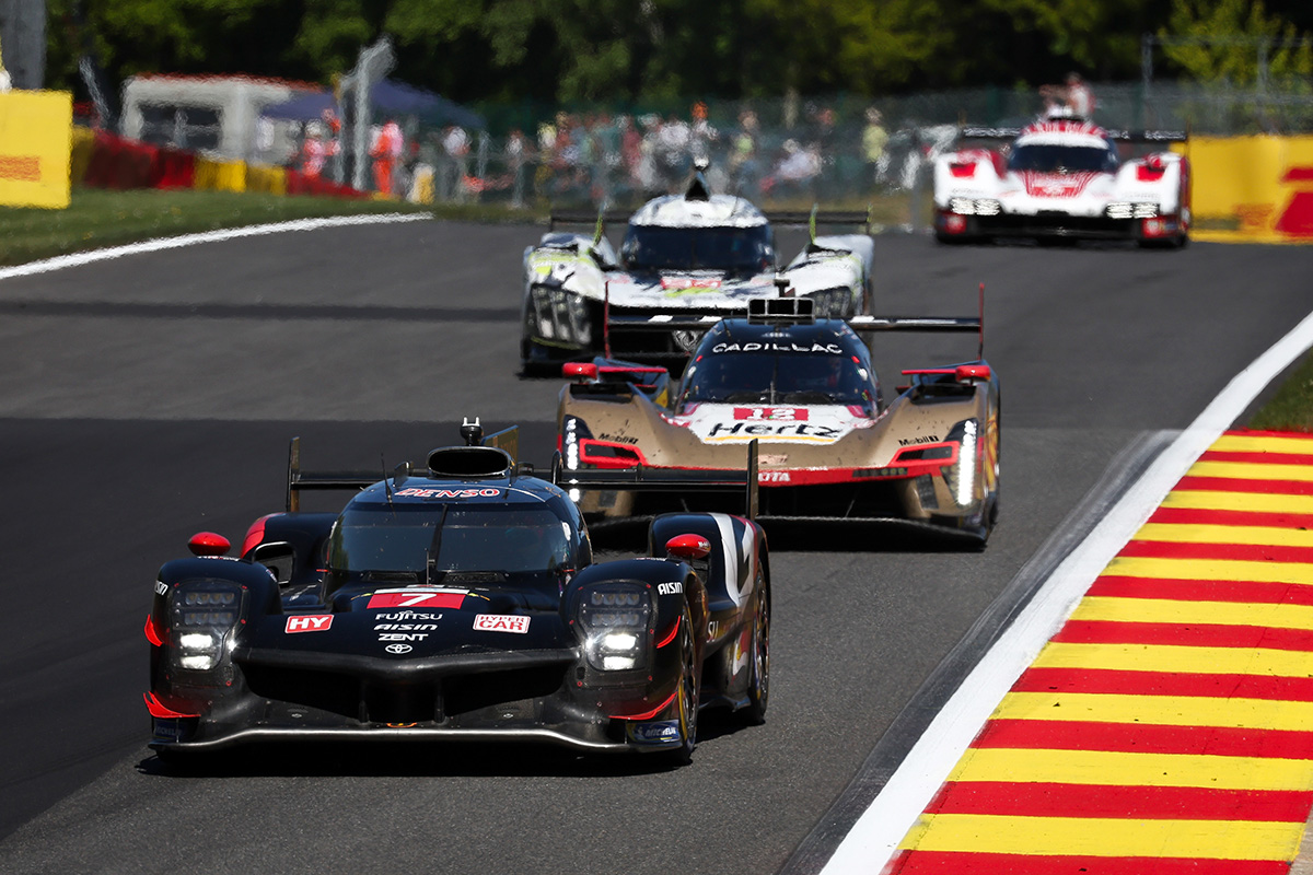 WEC第3戦スパ・フランコルシャン6時間レースにて7位フィニッシュを果たしたGR010 HYBRID 7号車