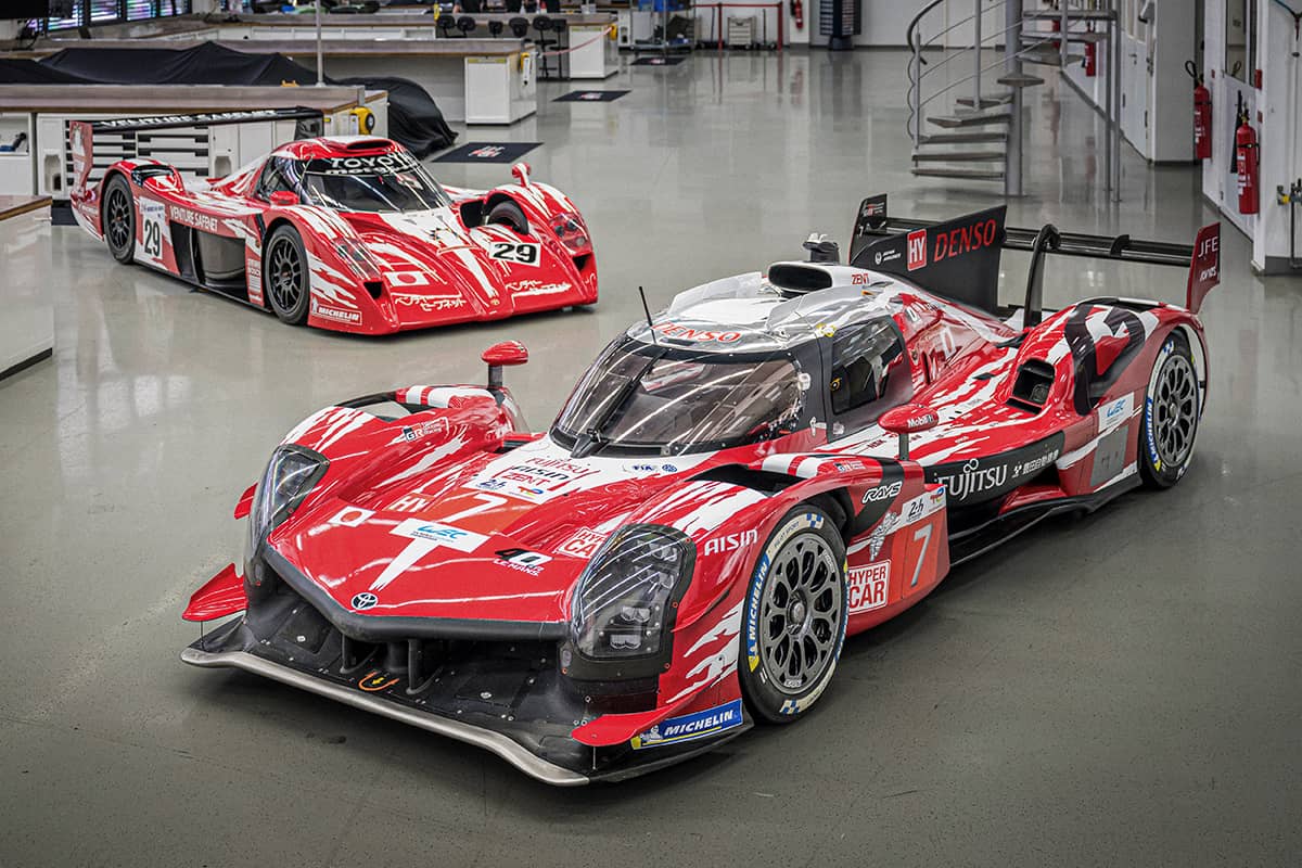 トヨタ参戦40周年リバリーのGR010 HYBRID 7号車
