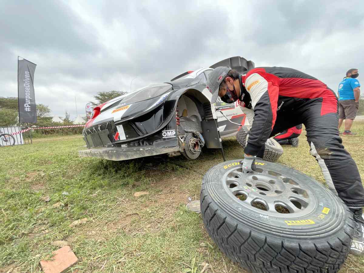 WRCな日々 DAY19 - WRC初ポディウム登壇も心からは満足できず　勝田がサファリで実感したオジエの「巧さ」