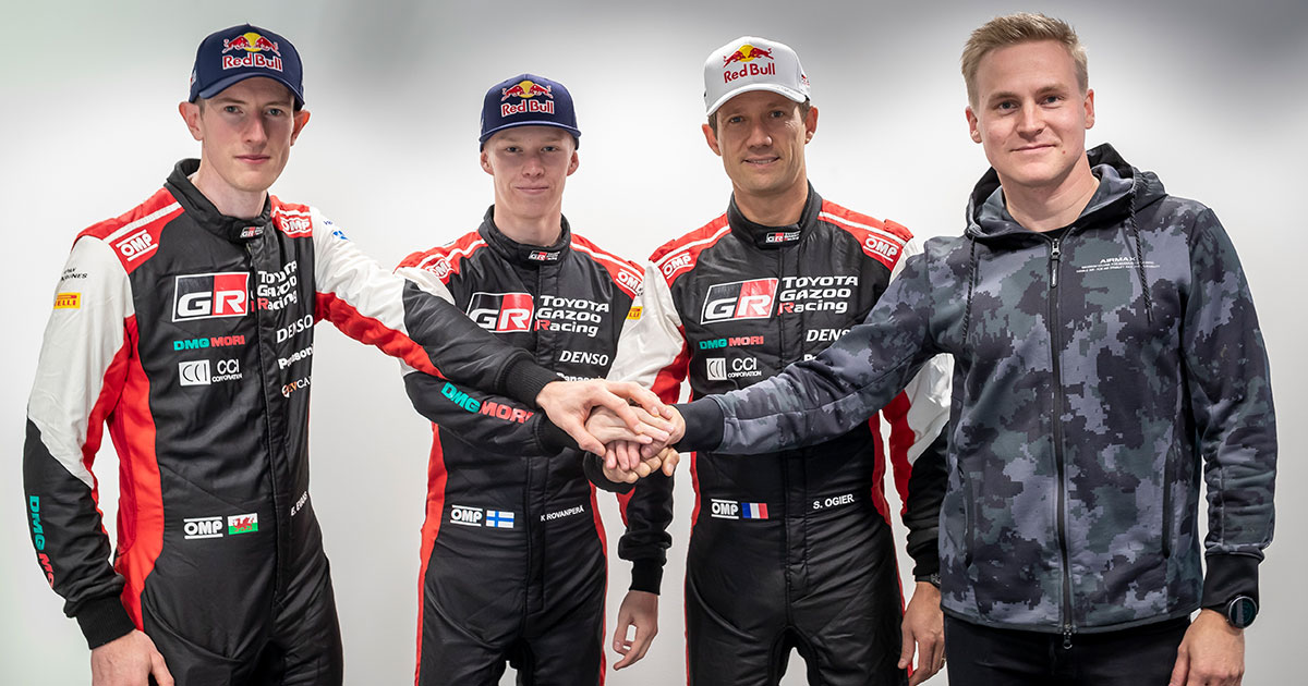 TOYOTA GAZOO Racing World Rally Team 2022年のWRC参戦ドライバーを決定、新たにラッピを迎える