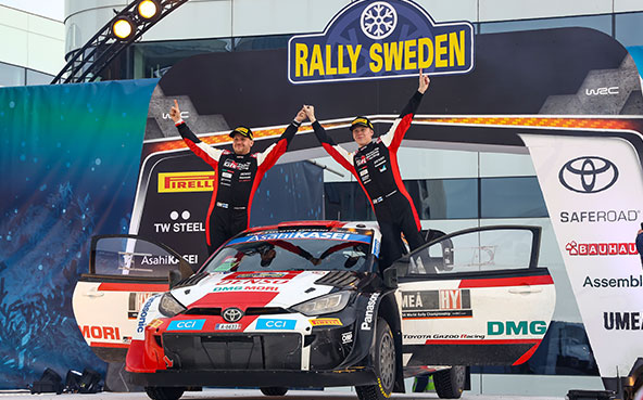 ロバンペラが優勝、GR YARIS Rally1を初勝利に導く　チーム復帰初戦のラッピは総合3位を獲得