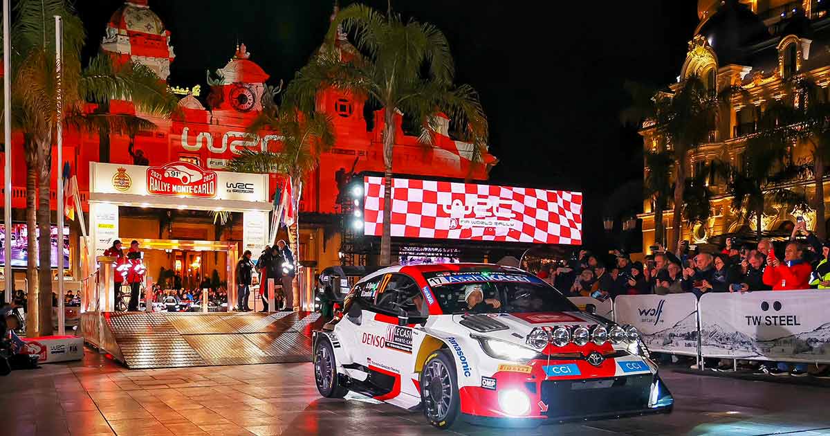 2023年WRC第1戦ラリー・モンテカルロが開幕 オジエが初日首位に、エバンスが総合2位につける