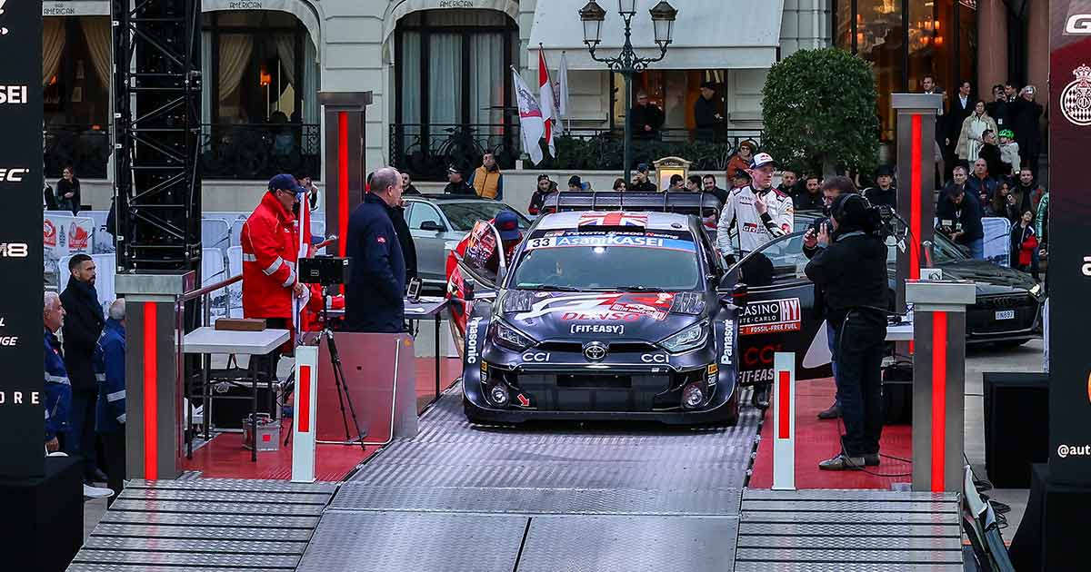 2024年WRC開幕戦ラリー・モンテカルロがスタート エバンスが首位に、オジエが総合3位につける