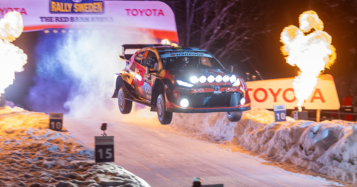 ラリー・スウェーデンが開幕、地元のソルベルグがトップに立ち エバンスが総合2位、勝田が総合3位、パヤリが総合4位につける