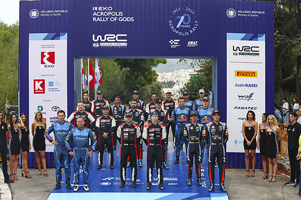 WRC 2023年 第10戦 アクロポリス・ラリー・ギリシャ フォト&ムービー DAY1
