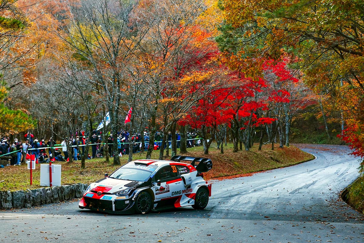 Inabu Dam - エルフィン・エバンス／スコット・マーティン（トヨタ GR YARIS Rally1 HYBRID）