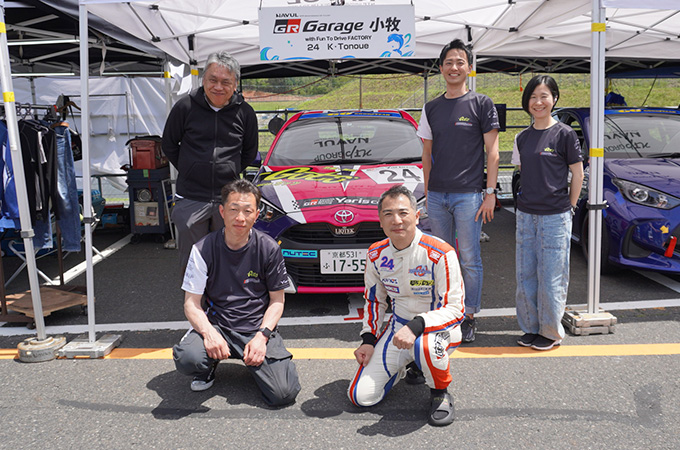 No.024  まると賀川レーシング /   グラック&ガッツ賀川レーシングYaris /  渡植 研一郎 選手