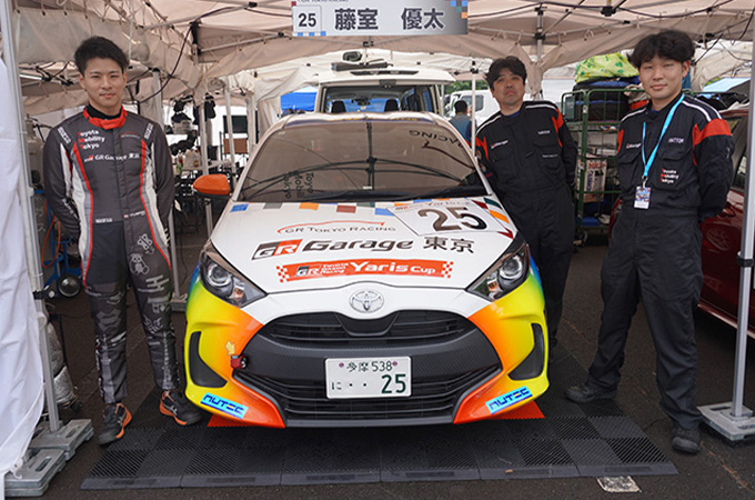 No.025   GR Tokyo Racing/  TM Tokyo RacingYaris/  藤室 優太 選手