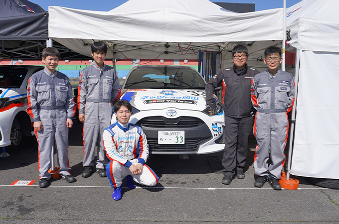 No.033  ネッツトヨタ岡山レーシングチーム /   ネッツトヨタ岡山Nin倉敷Yaris / 笠井 澪也 選手