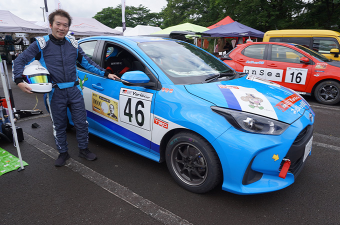 No.046   アニースポーツ/  祝新一万円札アニスポYaris/  澁澤 伸夫 選手