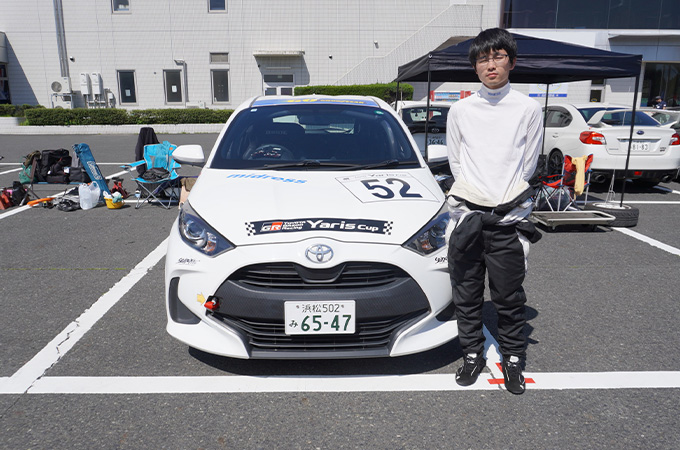 No.052 水野 泰平 /   ミッドレス無事故無違反Yaris / 水野 泰平 選手