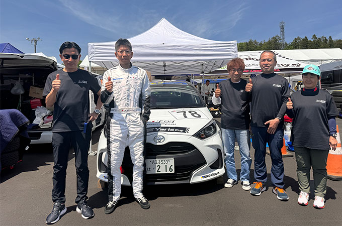 No.078  岸野 治男 /  IDI HKR＆KRc Yaris /  岸野 治男 選手
