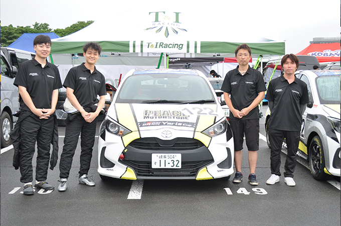 No.122   ピースモータースポーツ/  ピースMS制動屋A.R.C剛式 Yaris/  大岩 拓矢 選手