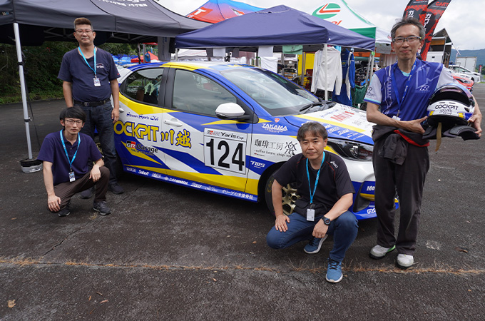 No.124   星野 貴亮/  コクピット川越珈琲工房楽GR鳴海Yaris/  星野 貴亮 選手