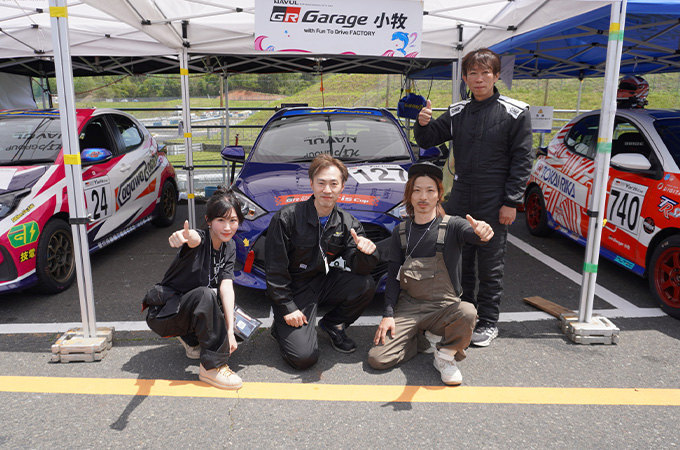 No.127   Ｋモータース /   Kモータース かなみんEN Yaris /   篠田 清高 選手
