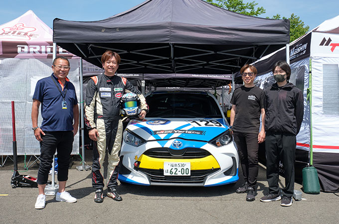 No.129  大友 裕一郎 /   鳥川自工takama μ Yaris /  大友 裕一郎 選手