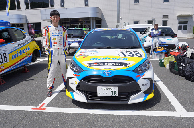 No.138 チームミッドレス /  N中部GRGミッドレスYaris / 内藤 章太 選手