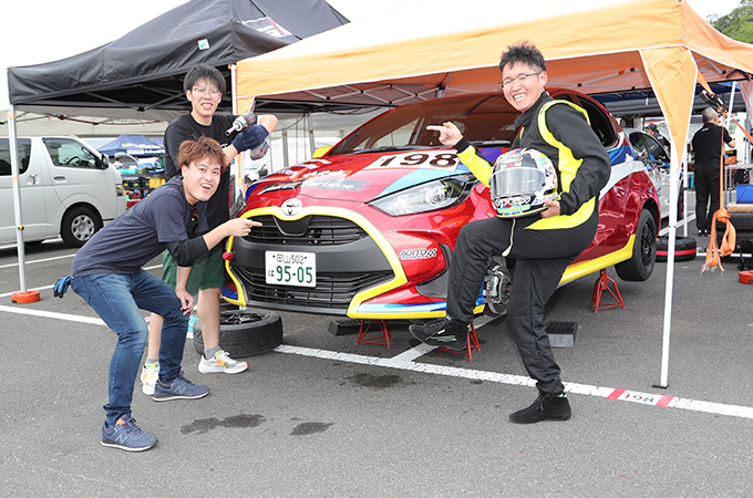 No.198 ネッツトヨタ岡山レーシングチーム / GR東岡山ウッドビレッジ森川組Yaris /   久山 陽平 選手
