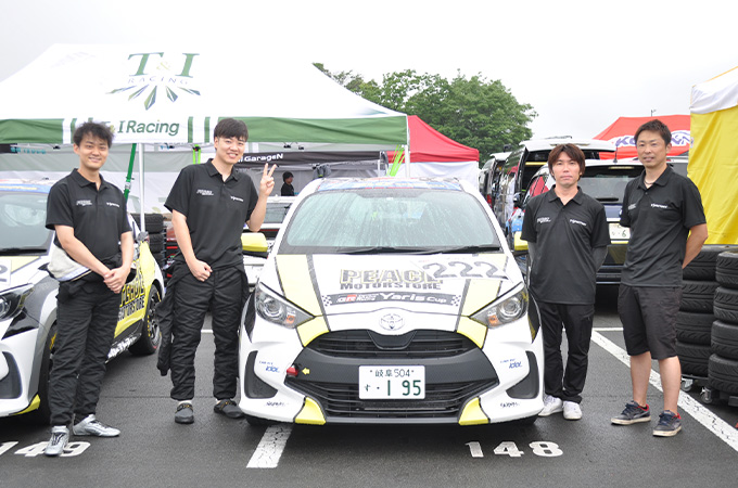 No.222   ピースモータースポーツ/  ピースMS制動屋A.R.C.剛式Yaris/  宮崎 誠之 選手