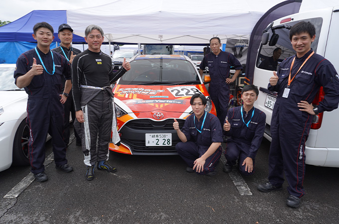 No.228    チームトヨタカローラネッツ岐阜 /    カローラネッツ岐阜Yaris  /  大場 亮 選手