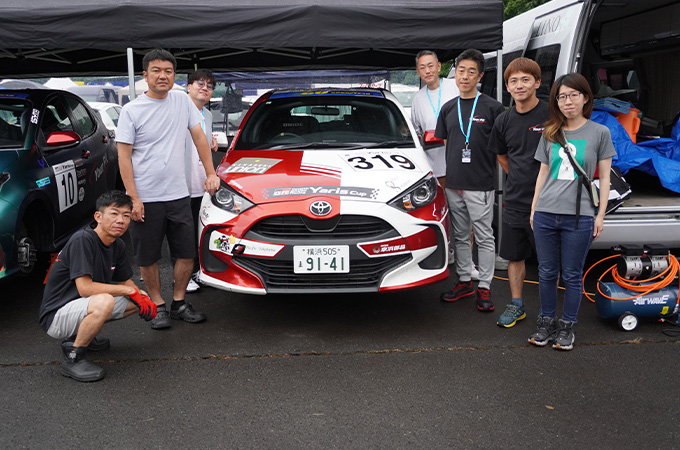 No.319   ユーピット モータースポーツ/  ユーピット Yaris/  佐藤 陽 選手