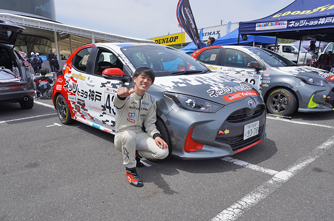 No.438  ネッツコウベチームネッコクン /   ネッツコウベチームネッコクンYaris /    畑尾 陽記選手