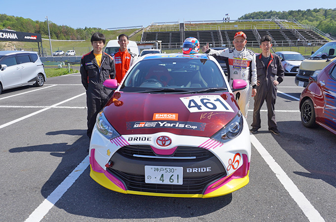 No.461  JCrossRacing/   EGS新大阪きらくYaris /    城市 慶三 選手