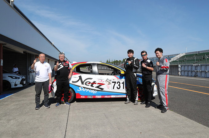 No.731   ネッツトヨタ札幌/  ネッツ札幌レーシングYaris/  平林 千真 選手