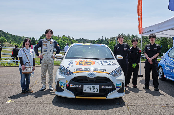 No.753 笠原 潤一郎 /   革茶屋P.MU越の白鳥ZEKURA Yaris / 笠原 潤一郎 選手