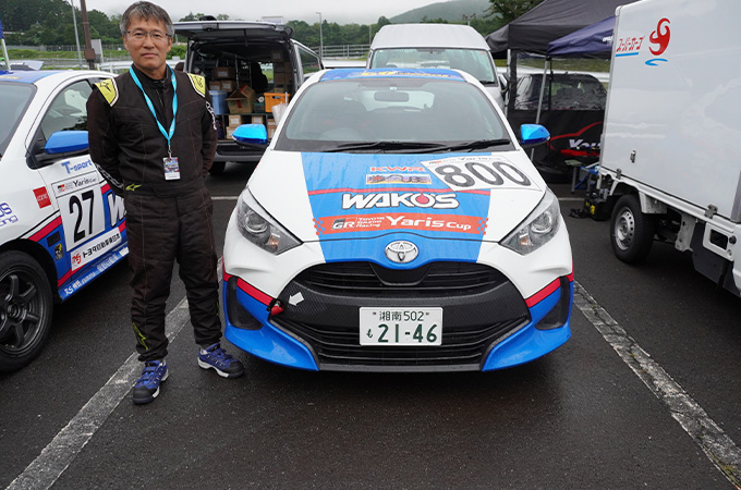 No.800   AUBE73 RACING/  KWRワコーズアプロスWMYaris/  木村 秀樹 選手