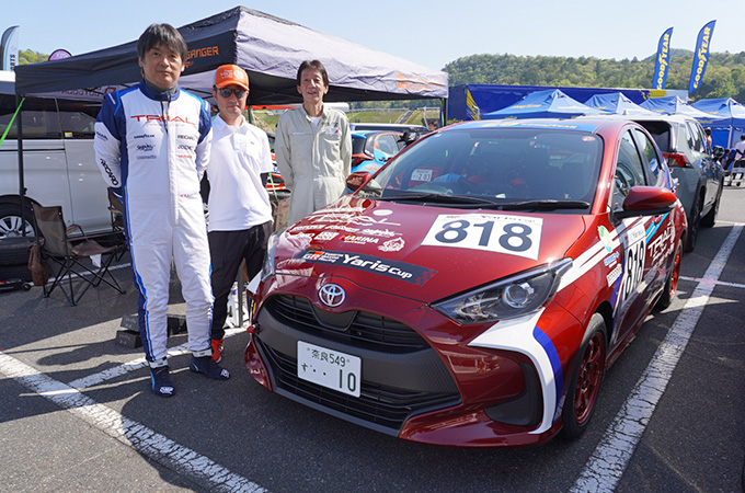 No.818    川根 義孝 /  TRAIL Tsukune Yaris /   川根 義孝 選手